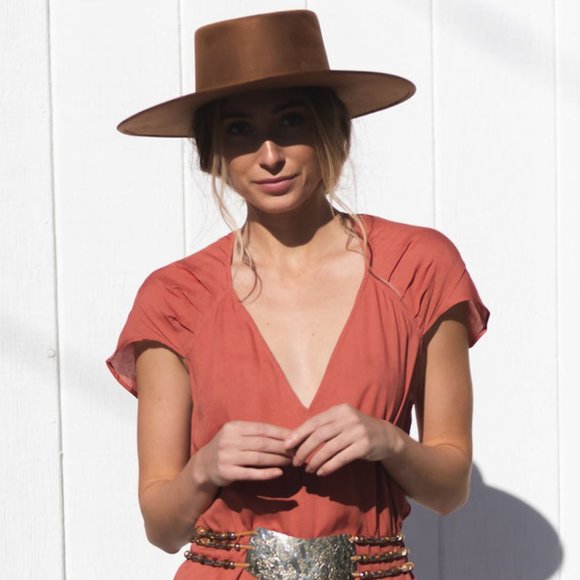 Brown Bolero Hat